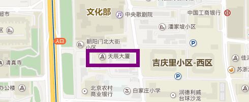 天辰大厦地图